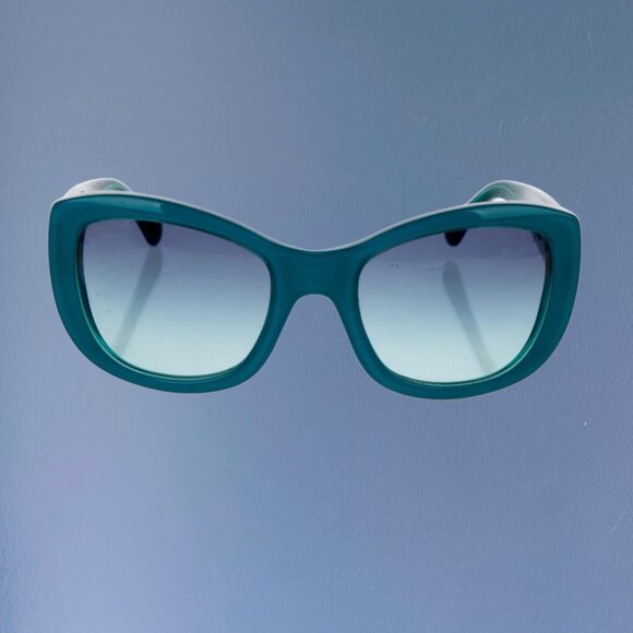 *VINTAGE* Chanel Oversized Cat-Eye Sunglasses I Authenticity pictured - Picture 5 of 6